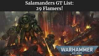 My Salamander GT List Warhammer 40k [upl. by Harden]