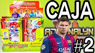 ¡ NOS TOCA MESSI   CAJA ADRENALYN XL LIGA SANTANDER 201617  Panini  2 Apertura [upl. by Publus]