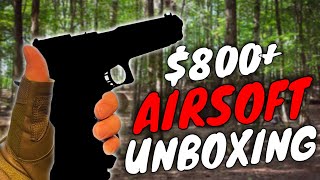 HUGE WIN 250 Airsoft Mystery Box Evike Memorial Day Unboxing [upl. by Anallese355]