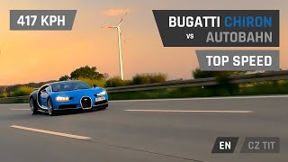 Bugatti Chiron vs Autobahn  Top Speed TEST [upl. by Boland779]