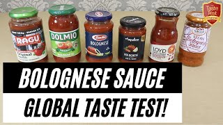 BOLOGNESE PASTA SAUCE TASTE TEST COMPARISON  Is this the BEST Pasta Sauce in the World [upl. by Lissy]