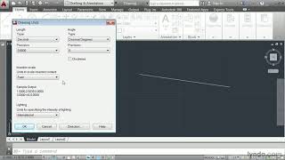 AutoCAD Tutorial  Defining a unit of measure [upl. by Alyahc501]