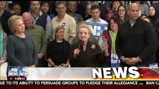 Madeleine Albright ‘Special place in hell’ for women who don’t support Hillary Clinton [upl. by Ennahs]