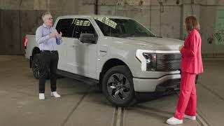 Drive TV Hosts Review of the Ford F150 Lightning 2024 [upl. by Gwenora15]