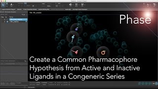 Create a Pharmacophore Hypothesis  From Active and Inactive Ligands in a Congeneric Series [upl. by Olotrab]