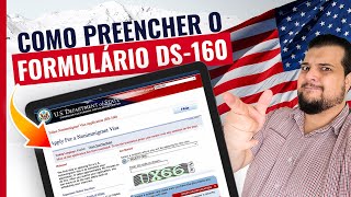 Primeiros passos para PREENCHER o formulário DS160 para o VISTO AMERICANO [upl. by Lydnek171]