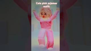 Cute pink pyjamas outfit💓 roblox outfit idea [upl. by Natiha946]