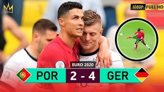 RONALDO AND KROOS MEET AGAIN AT EURO 2020 AND PROVIDE A SHOW [upl. by Gensmer]