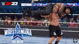 FULL MATCH  Brock Lesnar vs Undertaker  WWE World Heavyweight Championship Match WWE 2K23 [upl. by Garihc216]