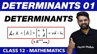 Determinants 01  Determinant  Class 12 NCERT [upl. by Castro719]