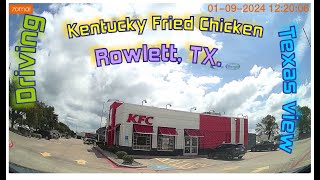 Driving KFC TX66 Rowlett TX to Costco Wholesale State Hwy 276 I30 Rockwall TX Dallas Area [upl. by Xenia306]