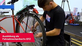 Lehrberufe entdecken  Ausbildung in der Fahrradmechanik EFZ [upl. by Bernetta]