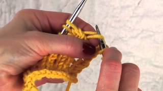 Fixing a Dropped Yarn Over [upl. by Cherice]