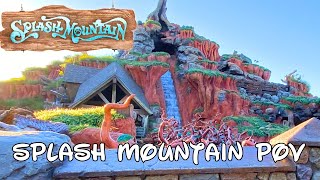 Experience Splash Mountain in Stunning 4K POV  Ultimate Ride Before Tianas Bayou Adventure [upl. by Kovar]