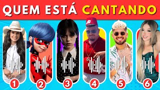 🤔 ADIVINHE QUEM ESTÁ CANTANDO 😻🎵  TIKTOK  DESAFIO MUSICAL 3 [upl. by Rednasyl]