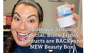 Younique January Special Black Friday Products are BACK and NEW Beauty Box [upl. by Bern]