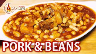 YUMMY PORK amp BEANS  FILIPINOSTYLE PORK amp BEANS RECIPE  BITSUELAS AT BABOY RECIPE  DAN LEVI [upl. by Tessil875]