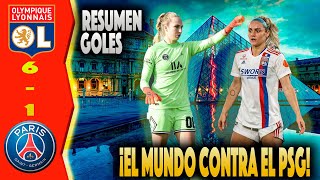 🦁Lyon vs PSG 6 1 2021  RESUMEN Y GOLES  D1 🇫🇷  PSG Féminine  J8  PSG VS EL MUNDO [upl. by Ludvig639]