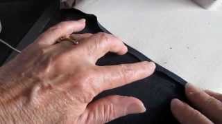 How to Sew a Blind Hem Stitch blind hemming Sewing Basics [upl. by Airun]