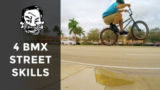 4 BMX Skills to Learn First [upl. by Humfrid]