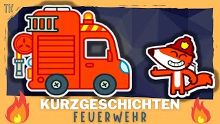 Feuerwehreinsatz mit dem Fuchs  Kindervideos  Kinderfilme  telekids [upl. by Ynaitirb]