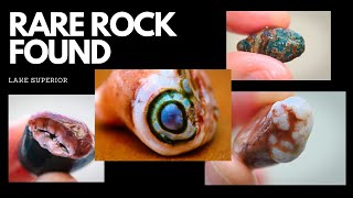 Rare Rock found on Lake Superior [upl. by Ellecrad]