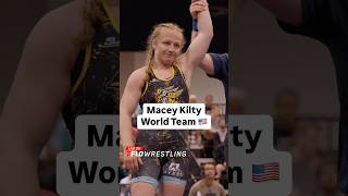 Macey Kilty makes the 2024 World Team at in dominating fashion with back to back tech falls 🇺🇸 [upl. by Ineslta]