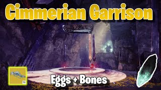 Ascendant Challenge Cimmerian Garrison Eggs  Bones locations [upl. by Christmas509]