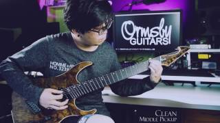 Ormsby GTR HYPE Machine 7 String Clean Demo [upl. by Etteraj]