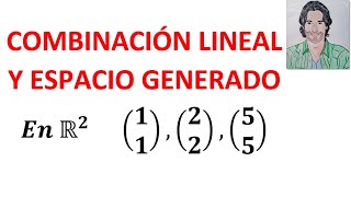 Conjunto GENERADOR de un ESPACIO VECTORIAL  Combinación Lineal y ESPACIO GENERADO ejercicios [upl. by Teemus]