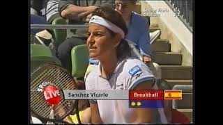 2001 Hamburg Last 16 SanchezVicario vs Chladkova [upl. by Aljan]