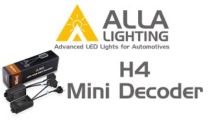 HB2 9003 H4 CANBUS LED Headlight Decoders Anti Flickering Fix Error [upl. by Annairt253]