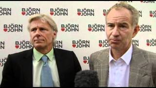 John McEnroe and Bjorn Borg on Roger Federer [upl. by Elohc]