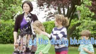 Dusty Bluebells Activity Song with Singalong Lyrics [upl. by Abehs333]