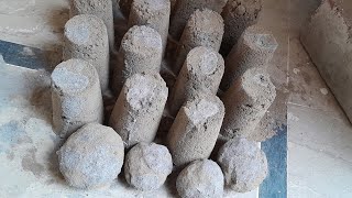 Series part 7 💛  mud dusty clay pot crumbling  crumbling sound  oddly satisfying video [upl. by Gurtner]