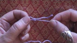 How to start crochet  slip knot tutorial 1 [upl. by Solly283]