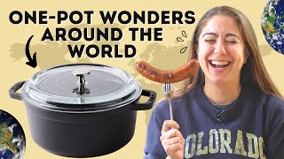 5 EASY OnePot Meals From Around The World [upl. by Chud]