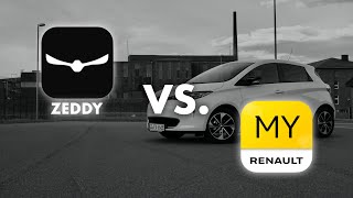 ZOE  Apps  My Renault vs ZEDDY [upl. by Loferski]