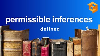 permissible inferences  Legal Term Defined Evidence Definitions for Law School and Bar Exam Prep [upl. by Kezer]