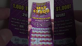 Winning New Hit 1000 Lottery Tickets lottery [upl. by Hashimoto823]