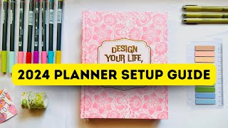 How to Set Up your New PLANNER  2024 Planner Setup [upl. by Selden]