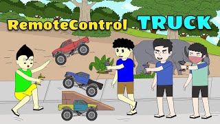 Remote Control MonsterTruck  Pinoy Animation [upl. by Odlabso594]