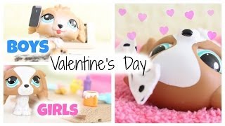 LPS Valentines Day Dates BoysGirls [upl. by Nema715]