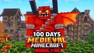 I Survived 100 Days in MEDIEVAL Minecraft Hardcore [upl. by Mcmahon222]