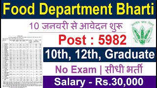 FCI RECRUITMENT 2024  FOOD DEPARTMENT RECRUITMENT 2024  FCI VACANCY 2024 My Smart Tricks A24 [upl. by Aihsetal997]