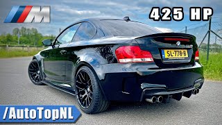 425HP BMW 1M Coupe 290kmh REVIEW on AUTOBAHN by AutoTopNL [upl. by Brentt]