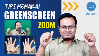 CARA SETTING GREENSCREEN PADA ZOOM MEETING [upl. by Nnylsia]