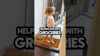 Our Quality Assurance Manager doesn’t miss a thing 😂 groceries toddlers parenting groceryhaul [upl. by Nedrud]