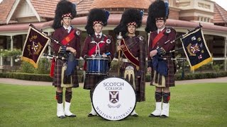 Pipe Band  Scotch College  All Boys Private School Perth  Western Australia [upl. by Ziladnerb]