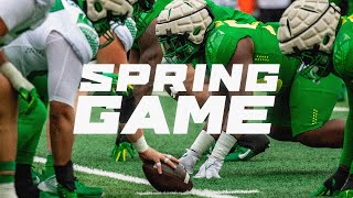 2024 Oregon Football Spring Game Recap [upl. by Cirdnek]